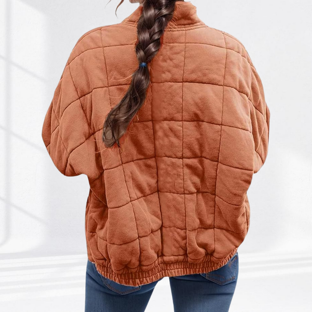 Estelle | Quilted Comfort Jacket with Round Neck
