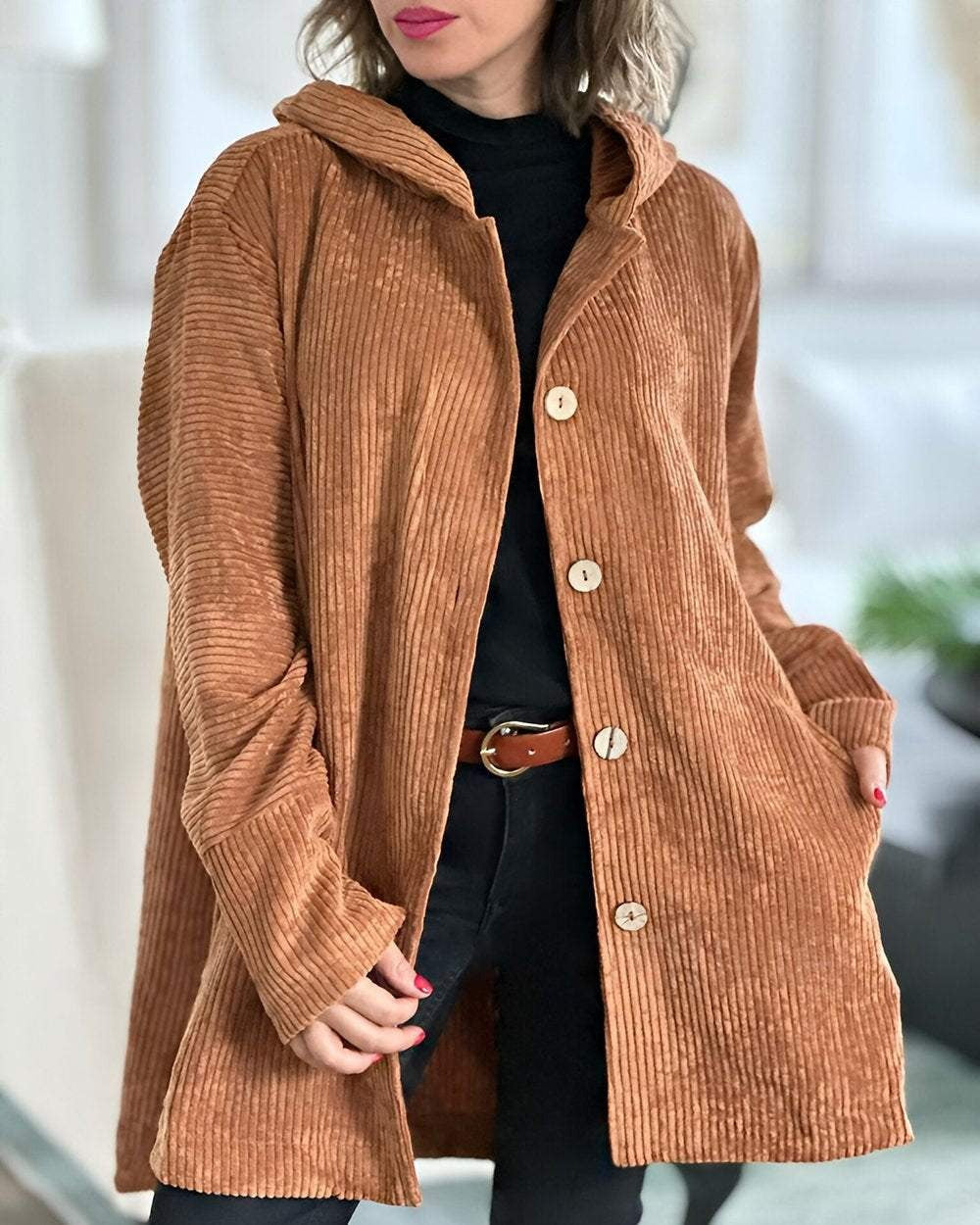 Adalynn | Women's Cozy Hooded Jacket with Hooded