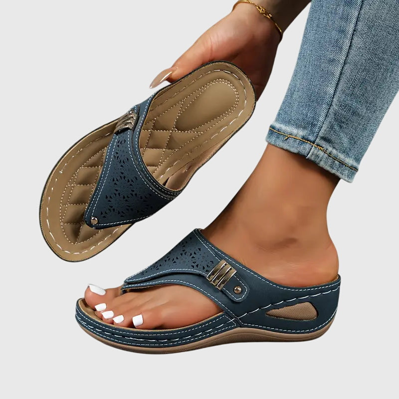 Zoey | Orthopedic Slip-On Wedge Sandals