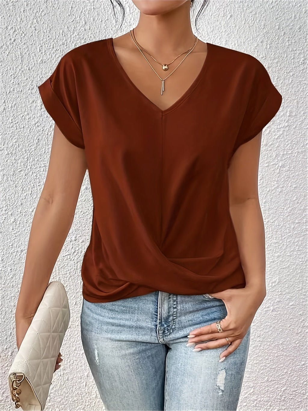 Bianca | Sweetheart Neck T-Shirt