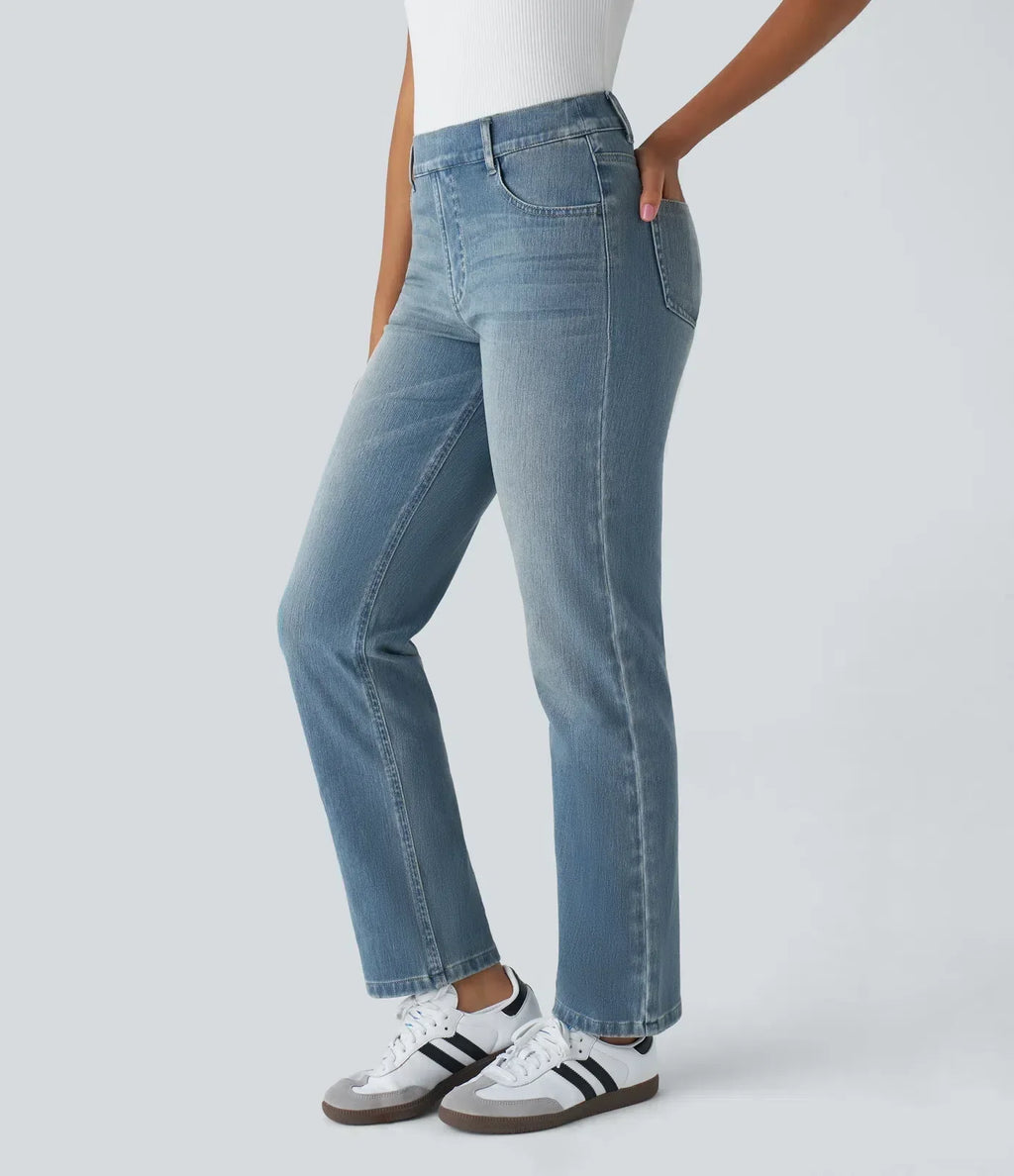 Blake | High-Waisted Comfortable Trousers with Pockets