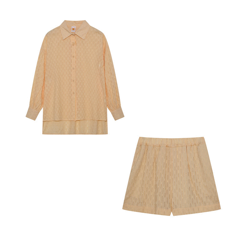 Wren | Women's Longline Stylish Shirt & Shorts Set