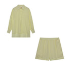 Wren | Women's Longline Stylish Shirt & Shorts Set