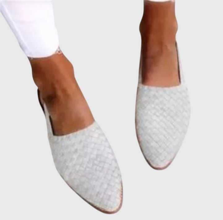 Hazel | Orthopedic Woven Flat Loafers