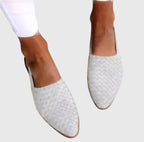 Hazel | Orthopedic Woven Flat Loafers