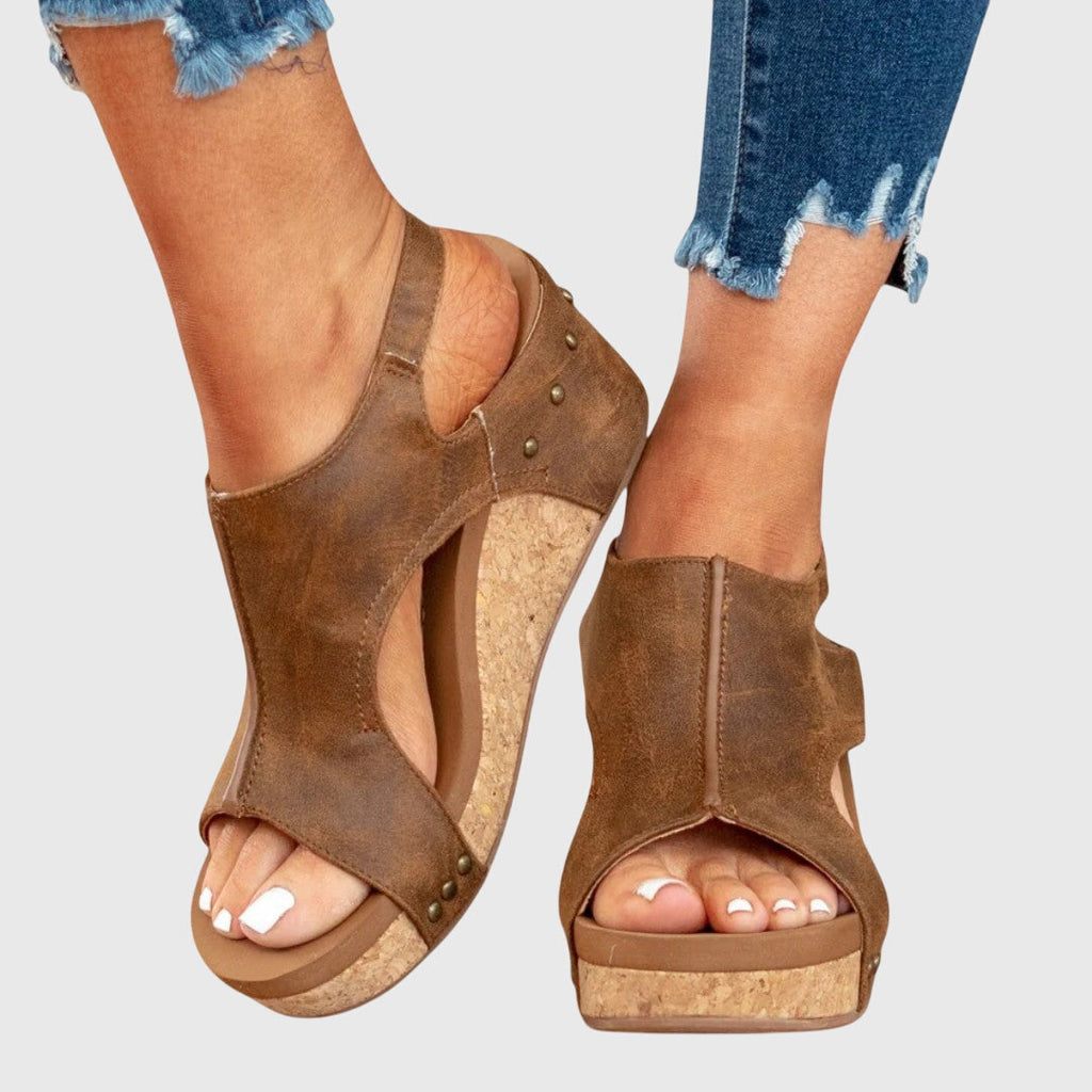 Stella | Orthopedic Wedge Sandals