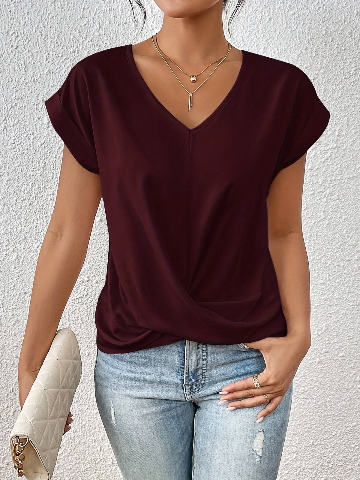 Bianca | Sweetheart Neck T-Shirt