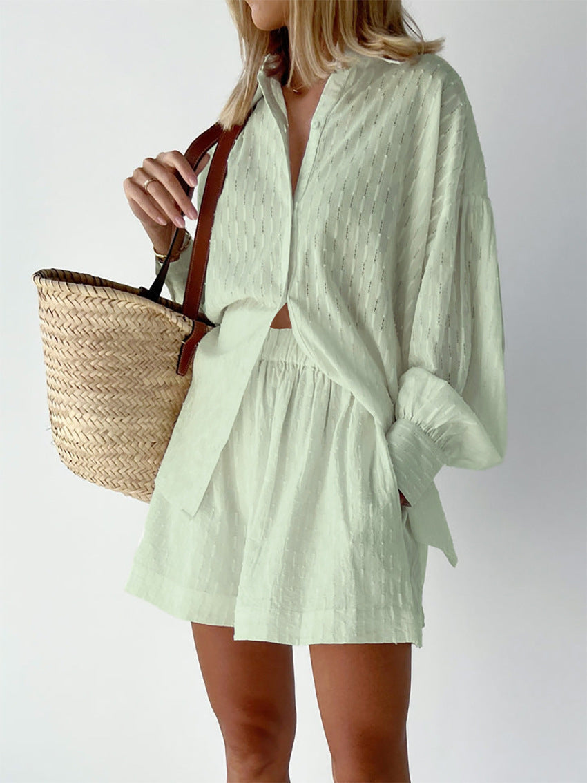 Wren | Women's Longline Stylish Shirt & Shorts Set