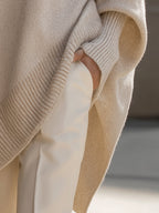 Jane | Oversized Ribbed Pullover