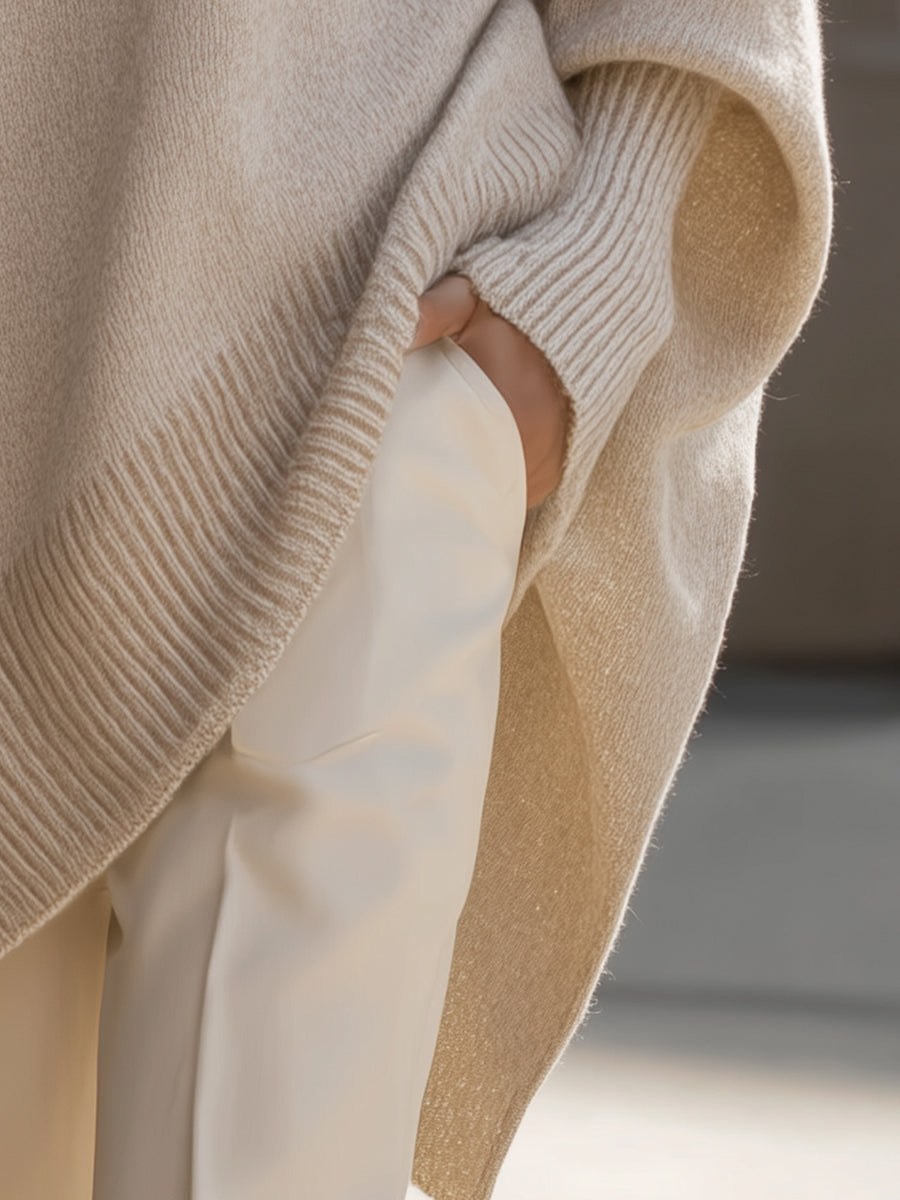 Jane | Oversized Ribbed Pullover