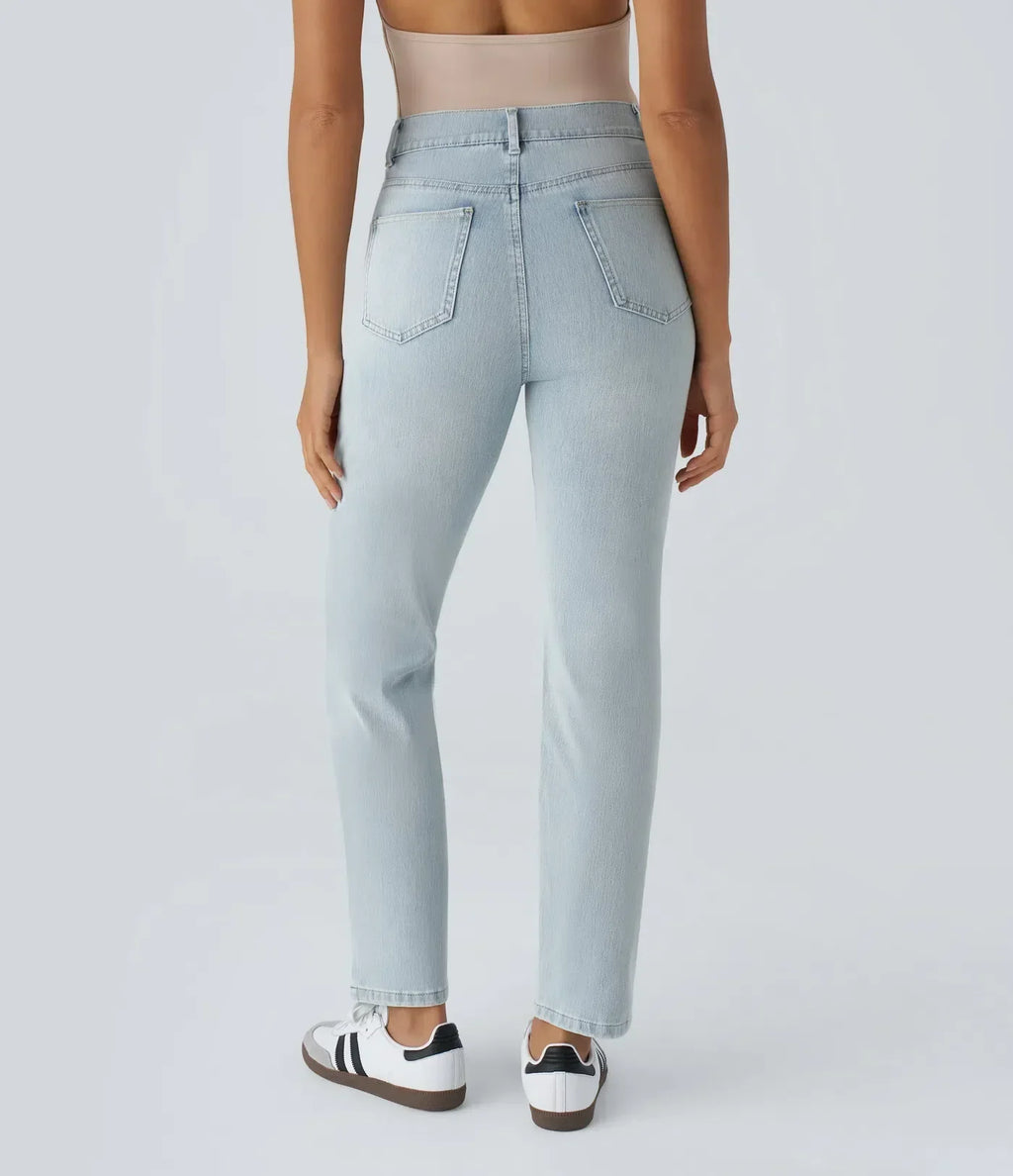 Blake | High-Waisted Comfortable Trousers with Pockets