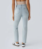 Blake | High-Waisted Comfortable Trousers with Pockets