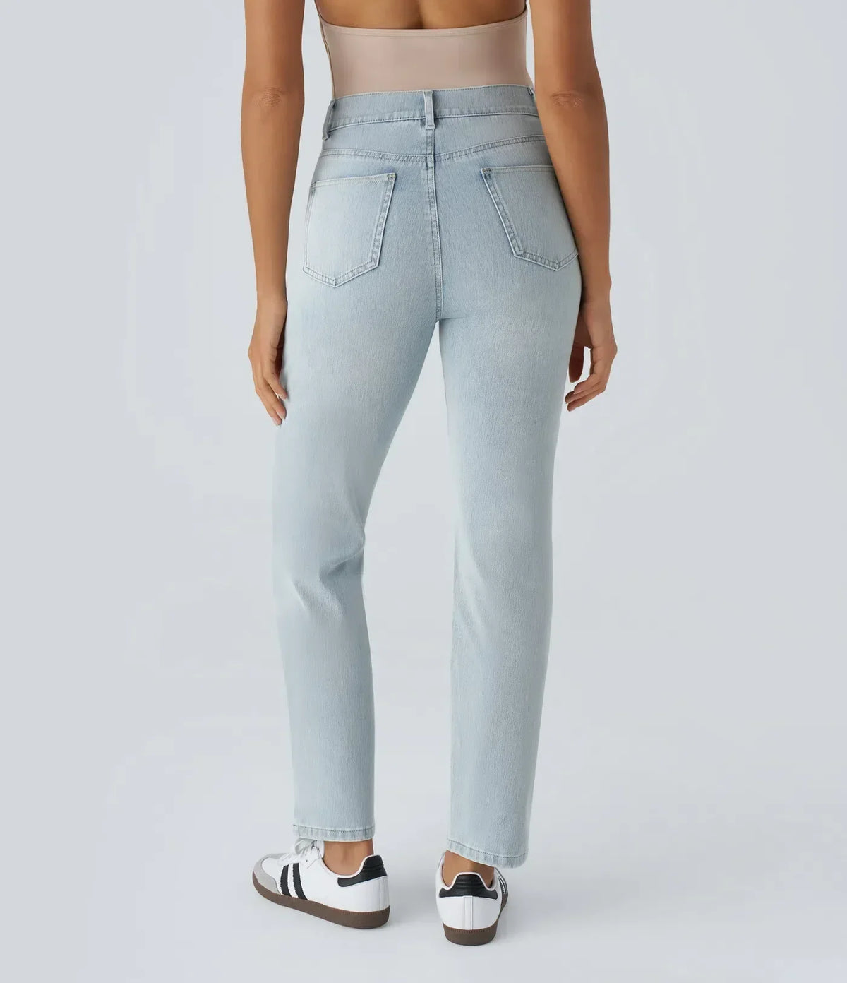 Blake | High-Waisted Comfortable Trousers with Pockets