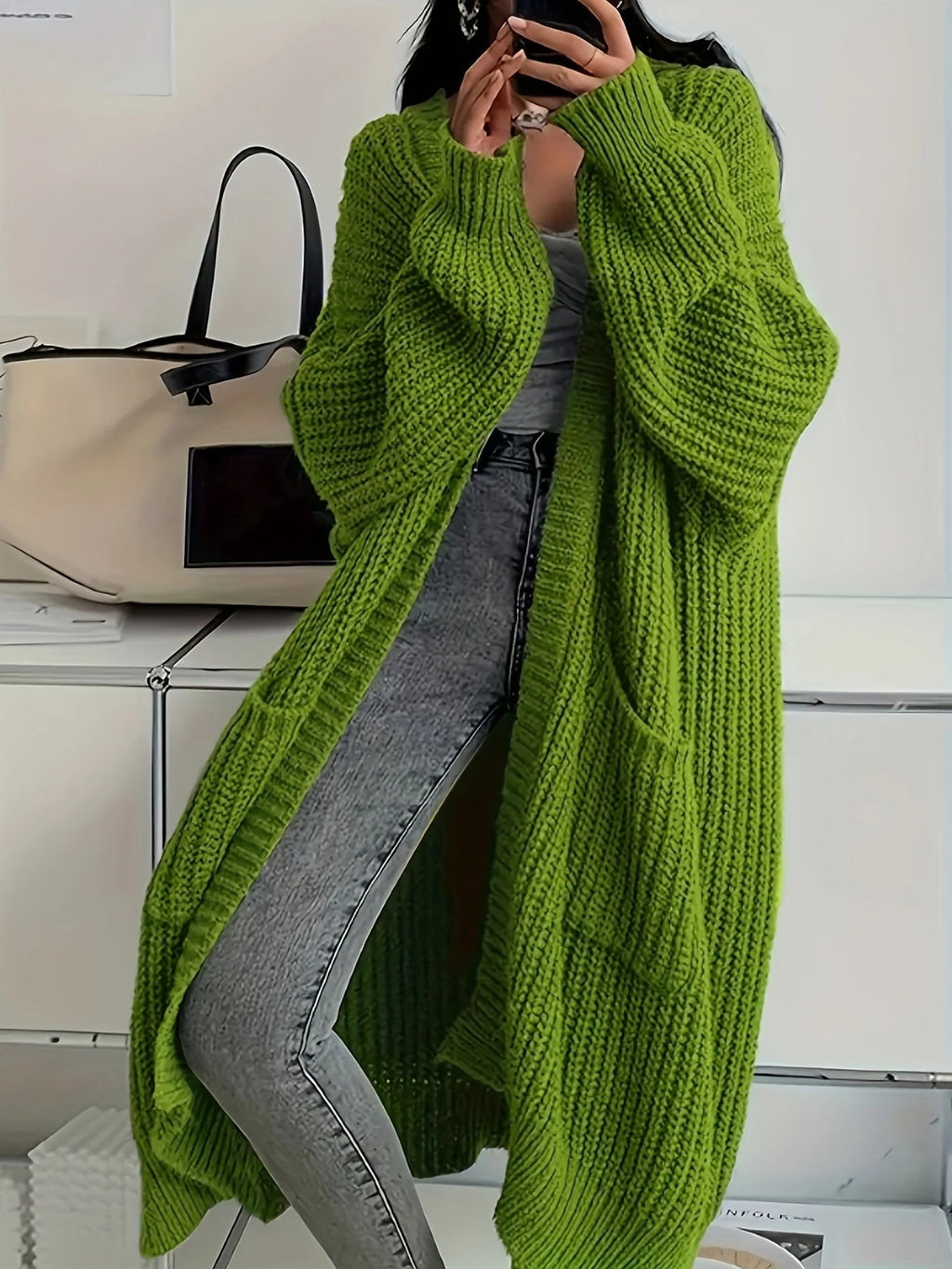 Halina | Warm Embrace Longline Cardigan