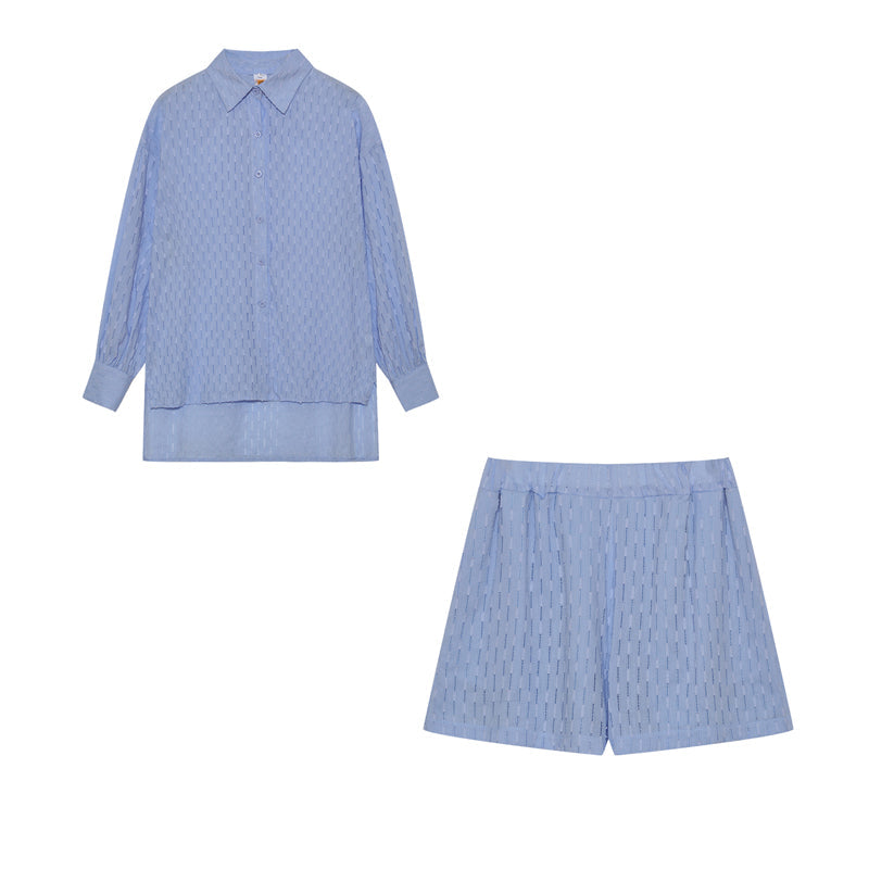 Wren | Women's Longline Stylish Shirt & Shorts Set