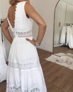 Colette | Lace Tank Midi Dress