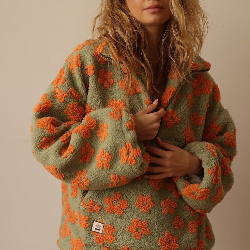 Blossom | Women's Relaxed Long Sleeve Hoodie