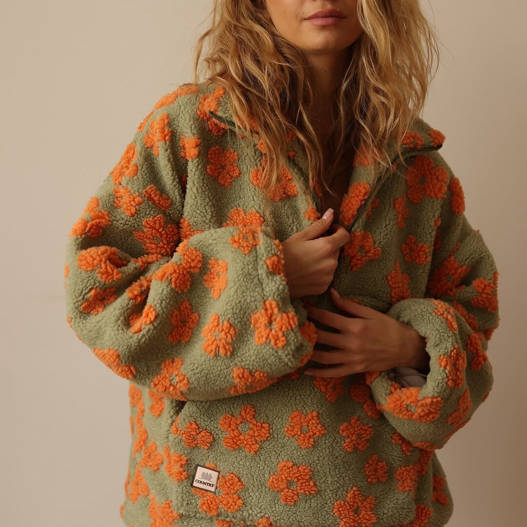 Blossom | Women's Relaxed Long Sleeve Hoodie