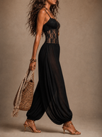 Marina | Lace Bodice Harem Jumpsuit