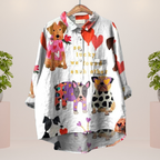 Winona | Women's Trendy Fashion Print Art Shirt