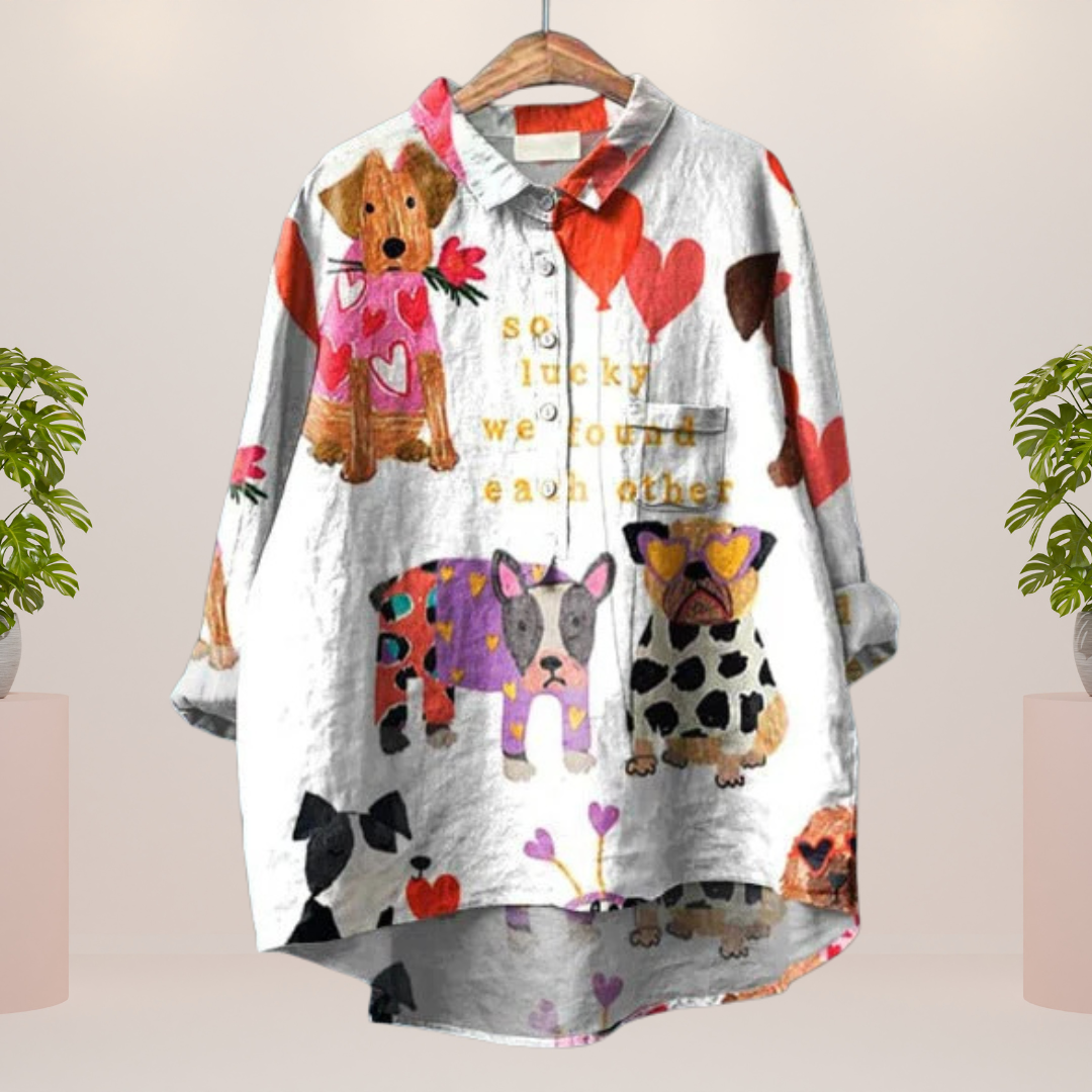 Winona | Women's Trendy Fashion Print Art Shirt