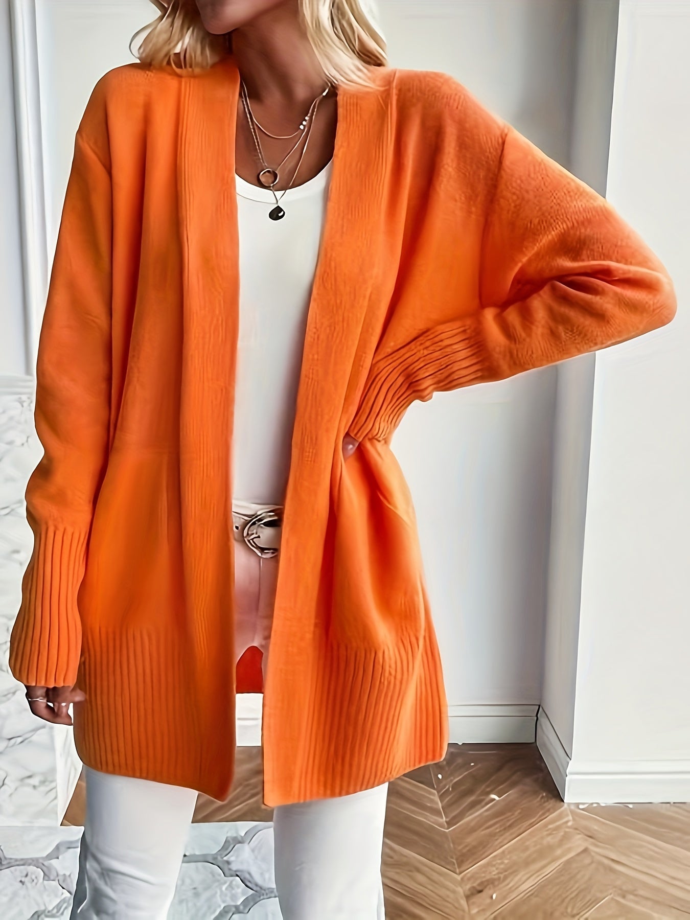 Flora | Women's Longline Relaxed Cozy Cardigan