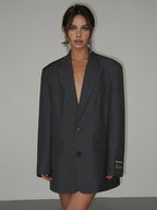Emberly | Oversized Tailored Blazer Dress