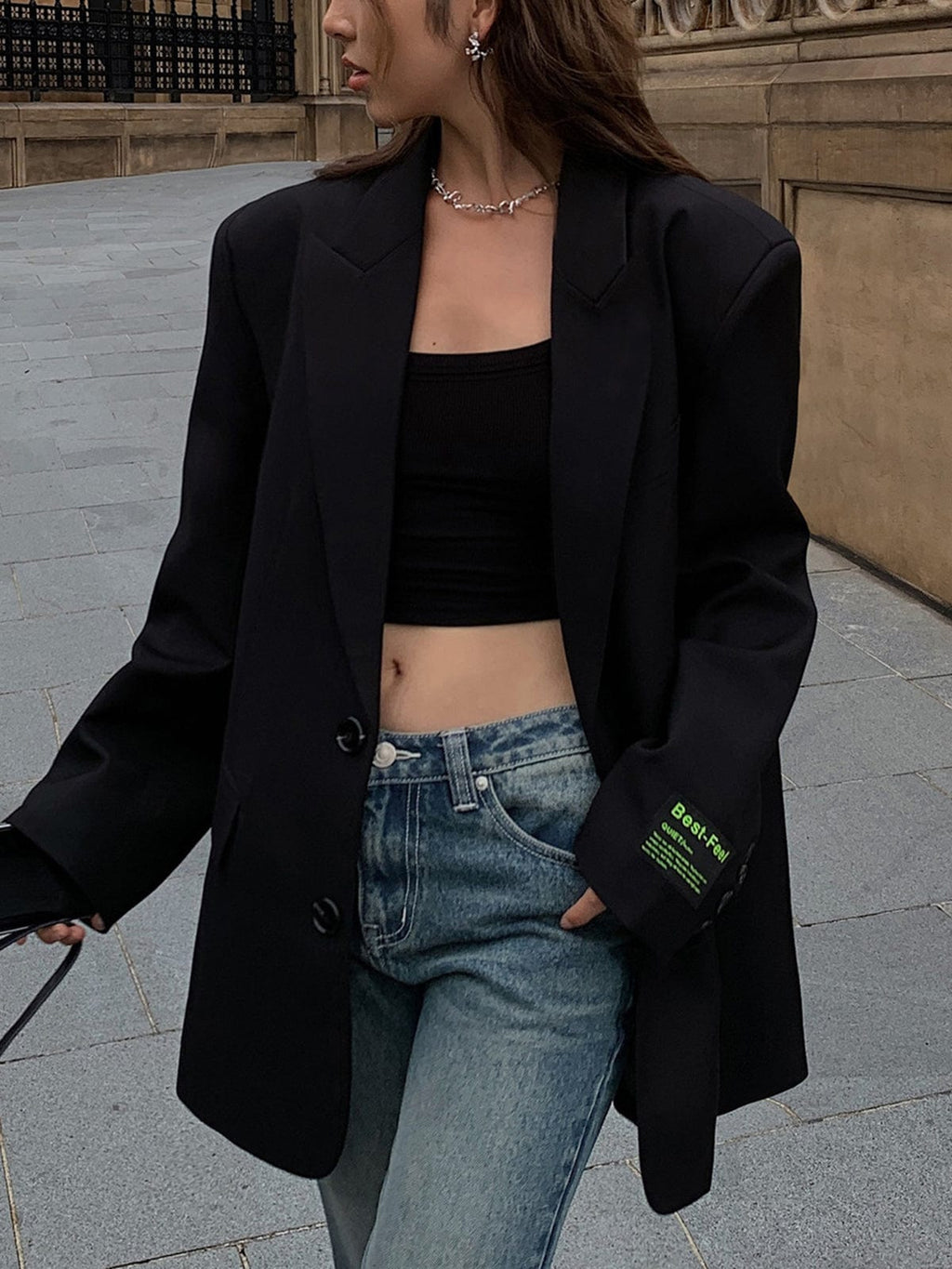 Emberly | Oversized Tailored Blazer Dress