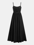 Cassidy | Heart Collar Maxi Dress