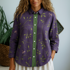 Junia | Women's Vintage Leaf Blouse