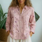 Junia | Women's Vintage Leaf Blouse