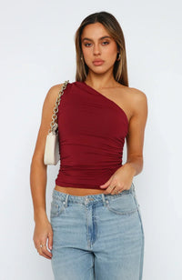 Nova | Twisted One-Shoulder Top