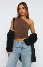 Nova | Twisted One-Shoulder Top