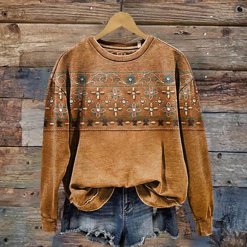 Delaine | Floral Print Sweatshirt