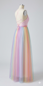 Adalina | Women's Halter V-Neck Maxi Dress