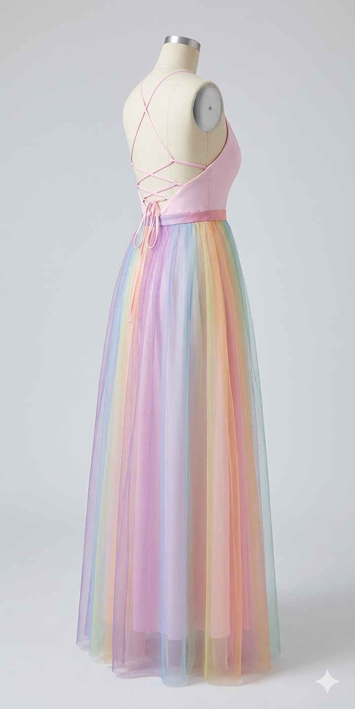 Adalina | Women's Halter V-Neck Maxi Dress