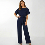 Vanora | Belted Palazzo Jumpsuit