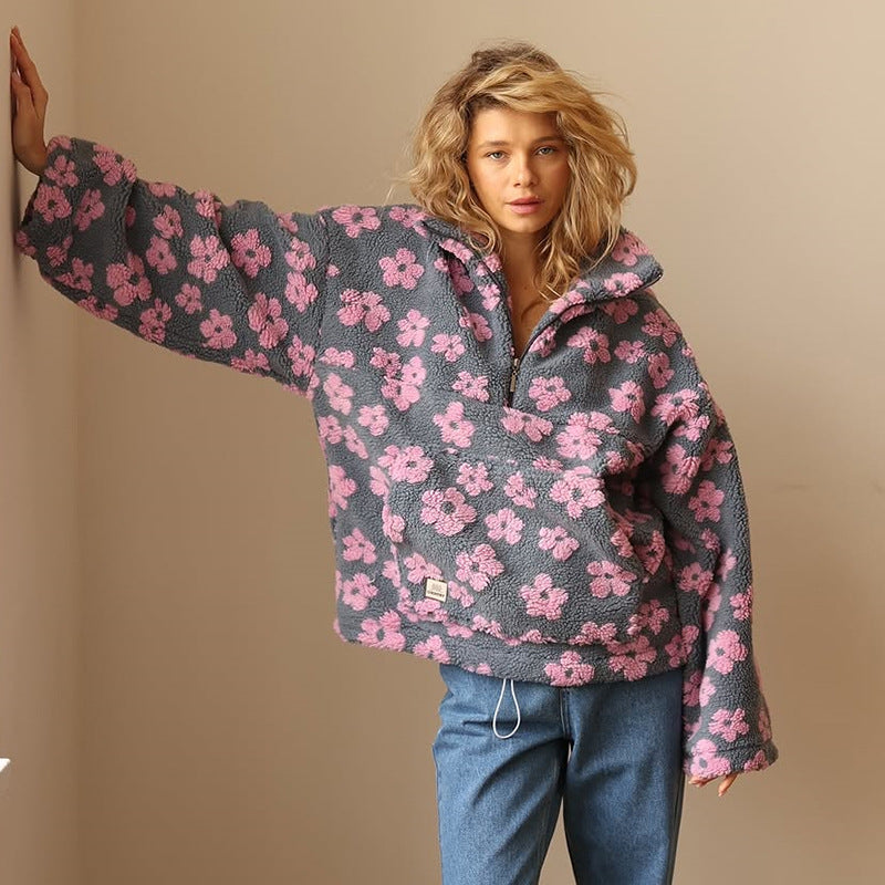 Blossom | Women's Relaxed Long Sleeve Hoodie