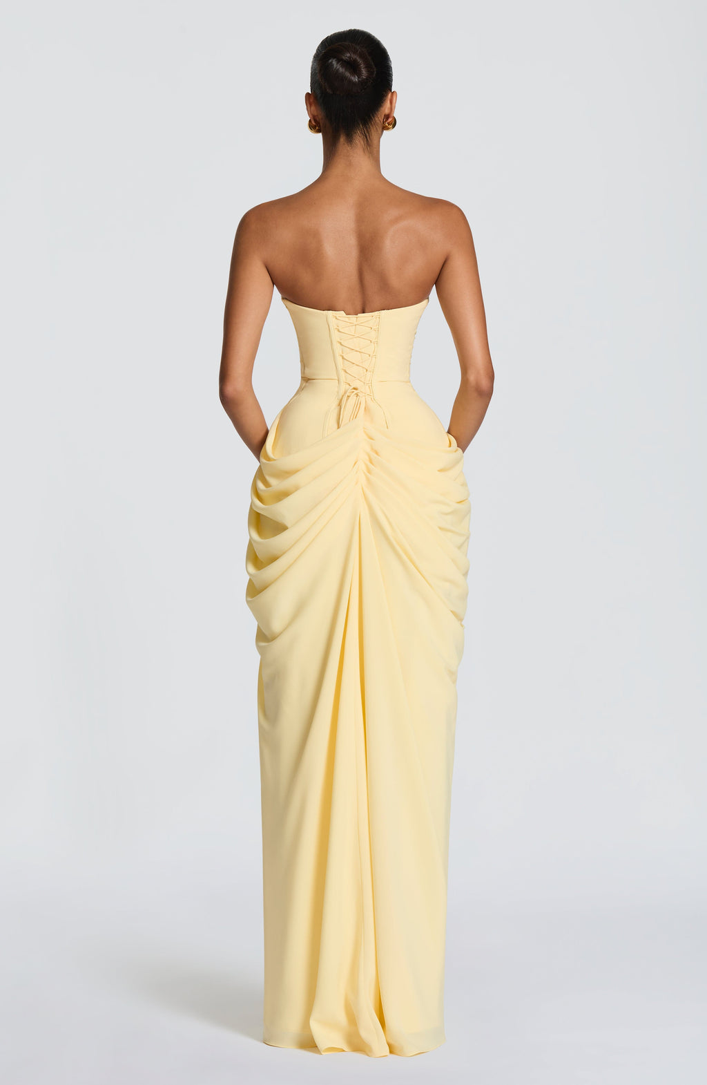 Marjorie  | Maxi Dress with Lace-Up and Side Slit