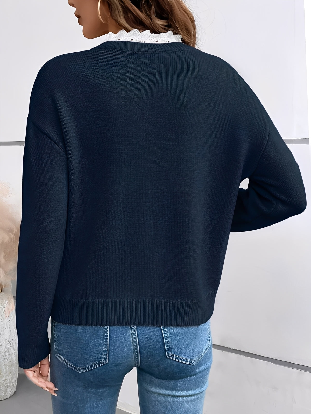 Louisa | Lace Detail Sweater