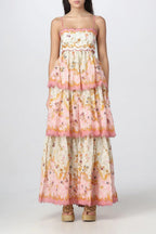 Rosalyn | Women's Lace Flutter Sleeve Maxi Dress