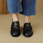 Morrelle | Gold Emblem Loafer