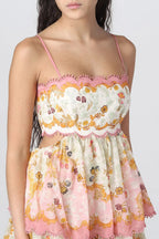 Rosalyn | Women's Lace Flutter Sleeve Maxi Dress