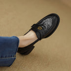 Morrelle | Gold Emblem Loafer