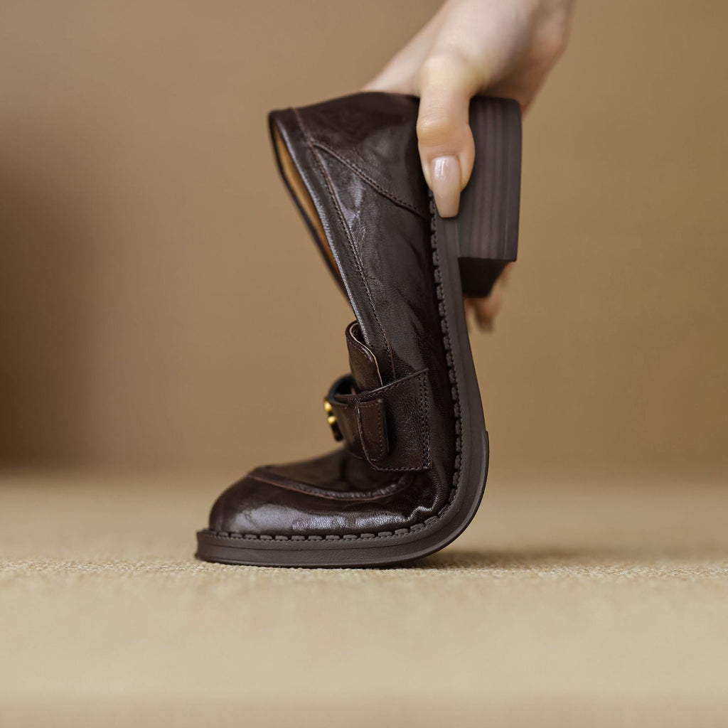 Morrelle | Gold Emblem Loafer