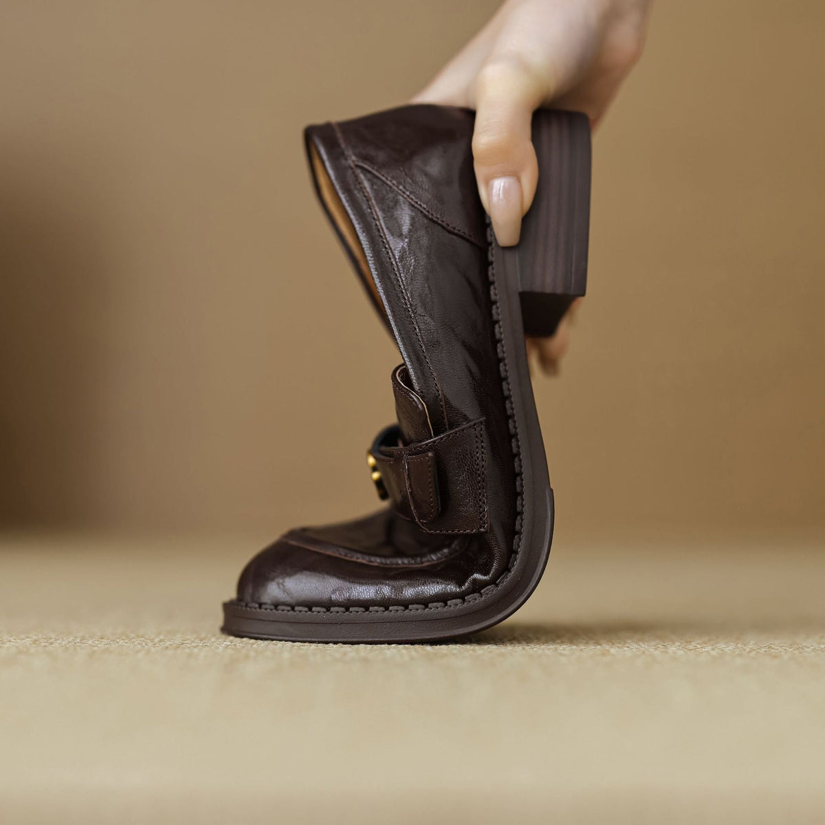 Morrelle | Gold Emblem Loafer