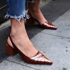 Aubree | Women's Cushioned Pointed-Toe Orthopedic Comfortable Heels with Arch Support