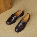 Morrelle | Gold Emblem Loafer