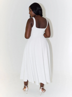 Rosalie | Square Neck Midi Dress