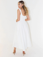 Rosalie | Square Neck Midi Dress